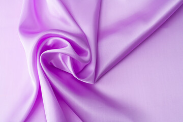 Close up of purple silk background