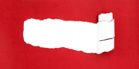 torn paper background , copy space for creative advertising text with transparent png file