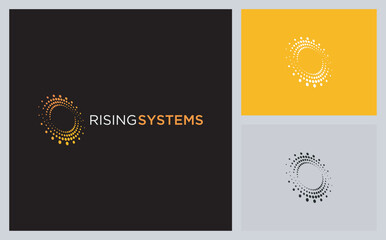 Energy logo. Power logo. Spiral logo. Technology logo