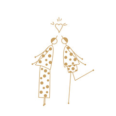 icon　Line Art　Simple Line　LOVE