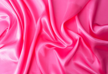 Close up of pink silk background