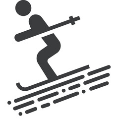 Skiing Icon