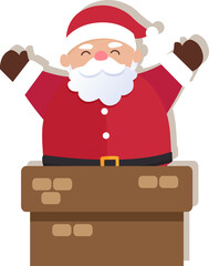 Christmas with Santa Claus Merry Christmas