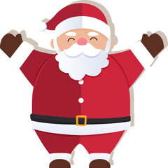 Christmas with Santa Claus Merry Christmas