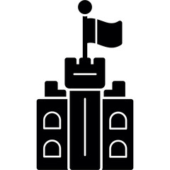 Castle Flag Icon