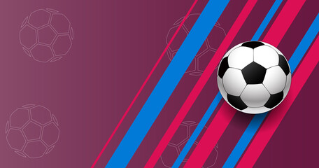 Obraz premium Soccer Background 2022