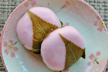 スイーツ　和菓子　桜餅