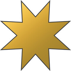 Abstract shapes in art deco style.