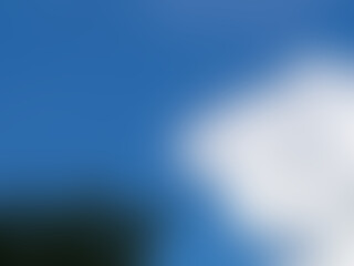 Illustration of nature pattern in the sky and blurry clouds. Blue, white, leaves, trees, beautiful, soft and blurry. For use in all types of designs.