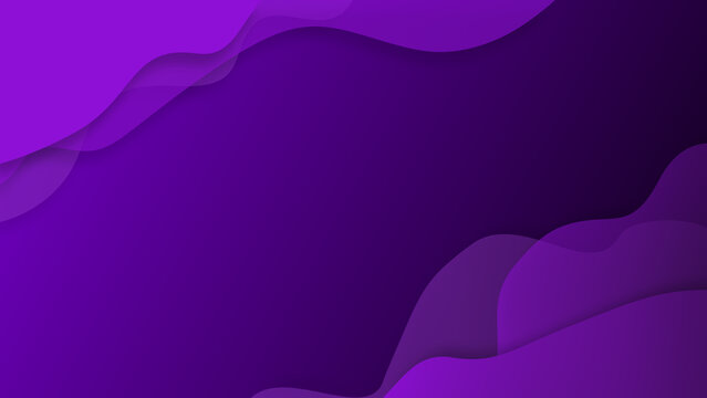 Waves gradient abstract background on the left and right obliquely of velvet violet purple colors of 2022 year concept with smooth movement and copy space.