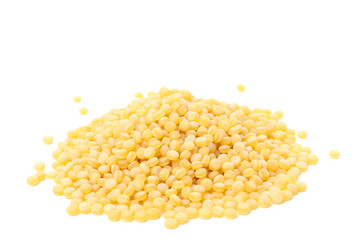 Pile of ptitim isolated on white background