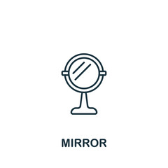 Mirror icon. Line simple icon for templates, web design and infographics