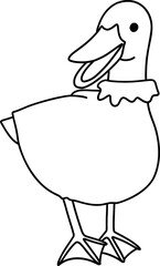 circus duck, circus animals concept