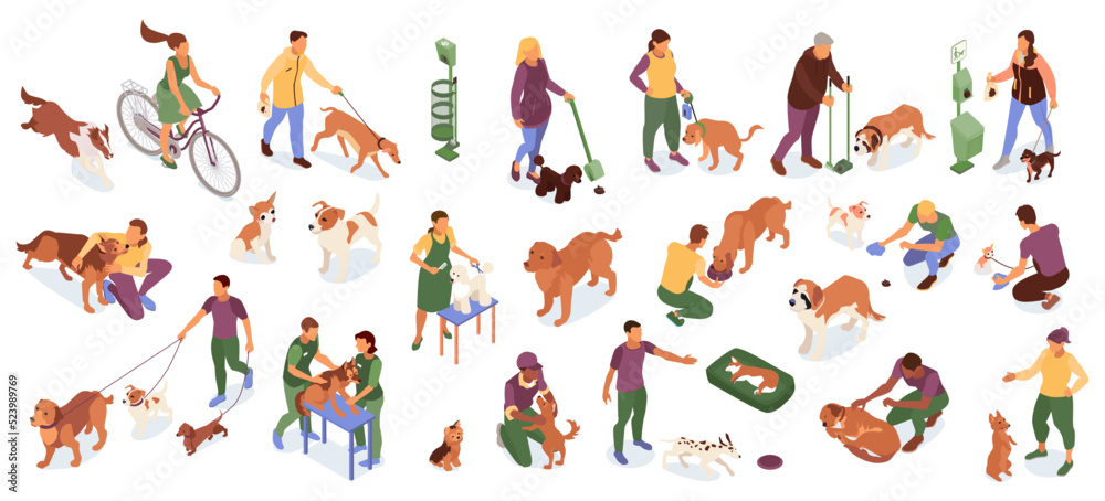 Poster dog sitter set