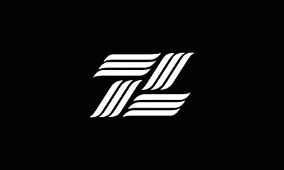  Letter Z, ZZ Monogram Logo Design Minimal Icon 