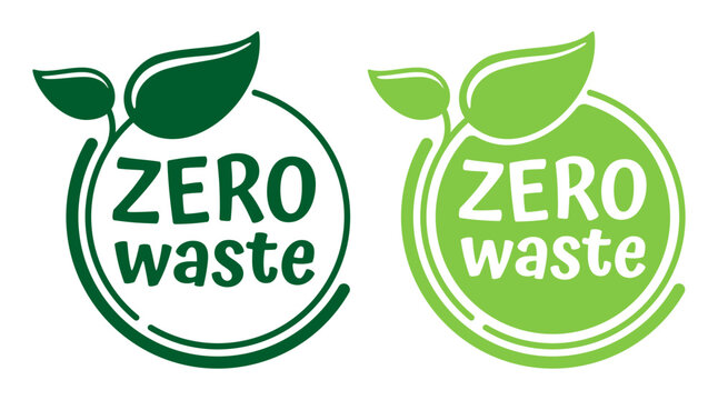 Zero waste green badge