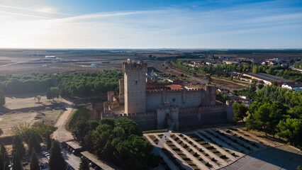 Majestic medieval castle in perfect state of preservation.
