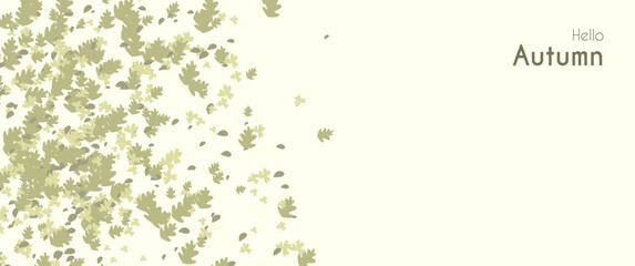Autumn leaves or flowers splash vector design concept, hello autumn, autumn season, can be used for autumn card, autumn background, autumn sale offer.