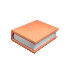 book 3d illustration