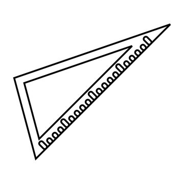 recommend clip art: triangle ruler outline vector