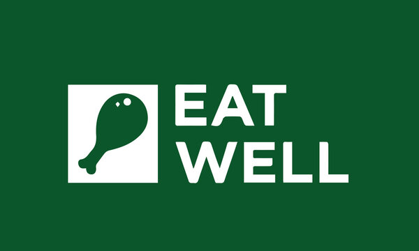 Eat Well Logo Design Concept 