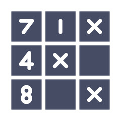 Fototapeta premium Sudoku Icon