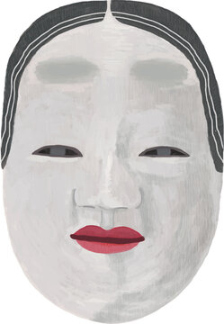 【WSM様】能面 能面 Images – Browse 358 Stock Photos, Vectors, and Video