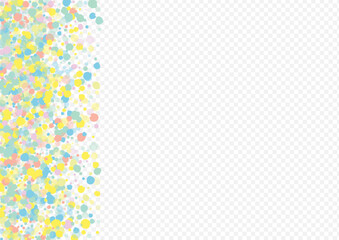 Color Dust Vector Transparent Background.