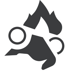 Fire Accident Icon