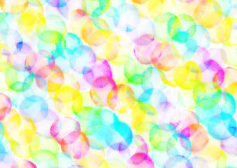 カラフルゆめかわ背景画像