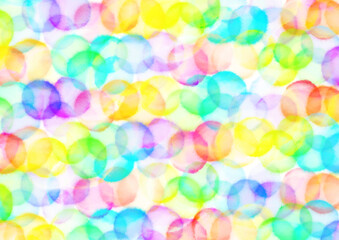 カラフルゆめかわ背景画像