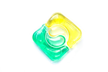 Gel laundry detergent or washing capsule pod