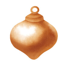 Christmas decor illustrations watercolor styles