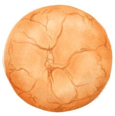 Cookie watercolor hand painted