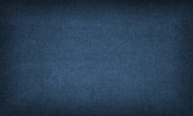 Blue denim texture with vignette