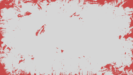 Abstract Red In White Grunge Texture Background