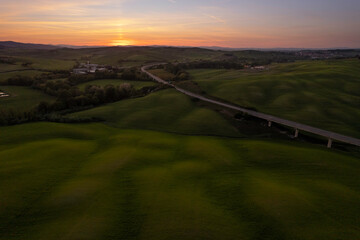 Val d´Orcia, Toscana in Italien italy