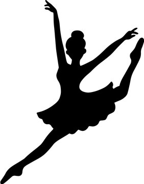 recommend clip art: ballerina pose silhouette