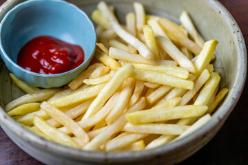 ポテトフライの大盛り