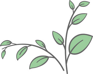 Obraz premium Hand drawn floral for wedding and holiday background.