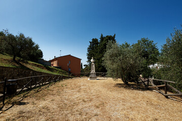 Italien - Toskana - Campiglia Marittima - Stadtpark - Denkmal Viktor Emanuel II.