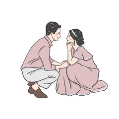 love couple character