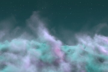 Abstract background design illustration of mystery clouds concept with snowflakes you can use for any purposes