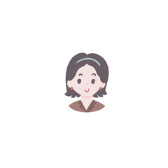 avatar businesswoman for social user