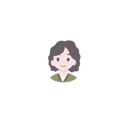 avatar businesswoman for social user