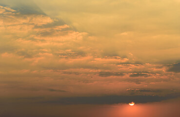 Fototapeta premium sunset sky background