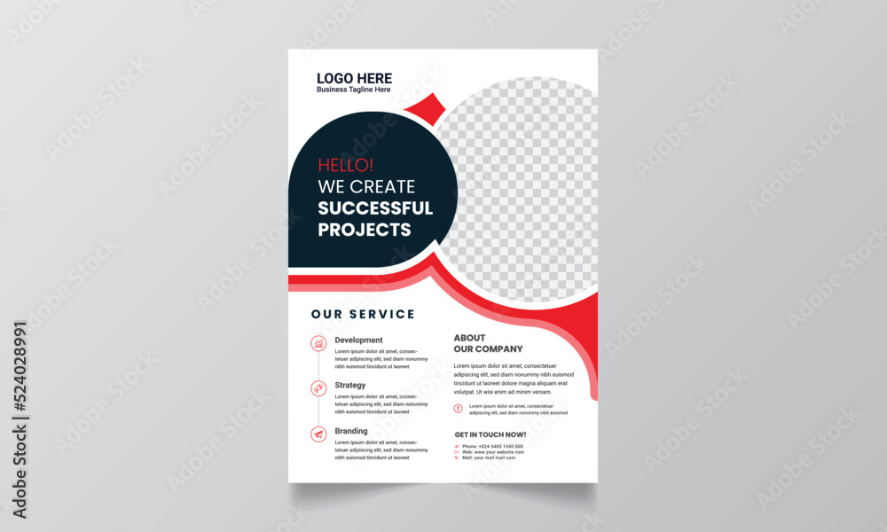 Wall mural modern blue and green design template for poster flyer brochure cover leaflet. design layout with tr