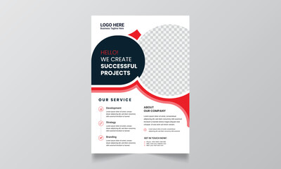 Modern blue and green design template for poster flyer brochure cover leaflet. design layout with triangle graphic elements and space for Vector background.