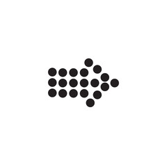 Arrow icon vector flat design illustration