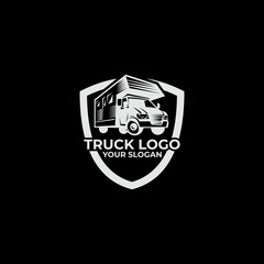 truck logo vector design template